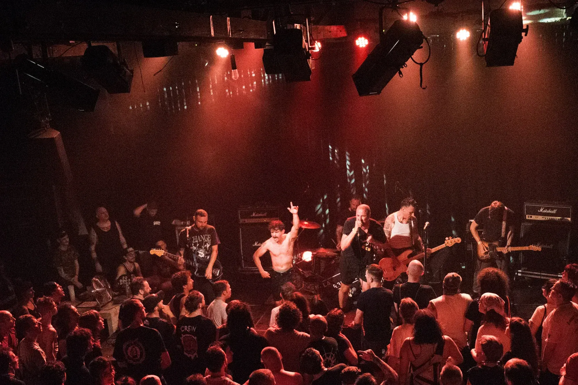 Wide stage scene with live action, photographed by Helen Milova